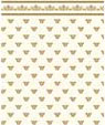 Dollhouse Miniature 1/4" Scale Wallpaper: Midas, Gold